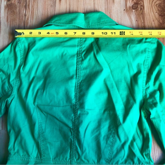 CABi Verde Jacket Blazer Pockets One Button Cotton Stretch XS Women’s - Picture 12 of 16